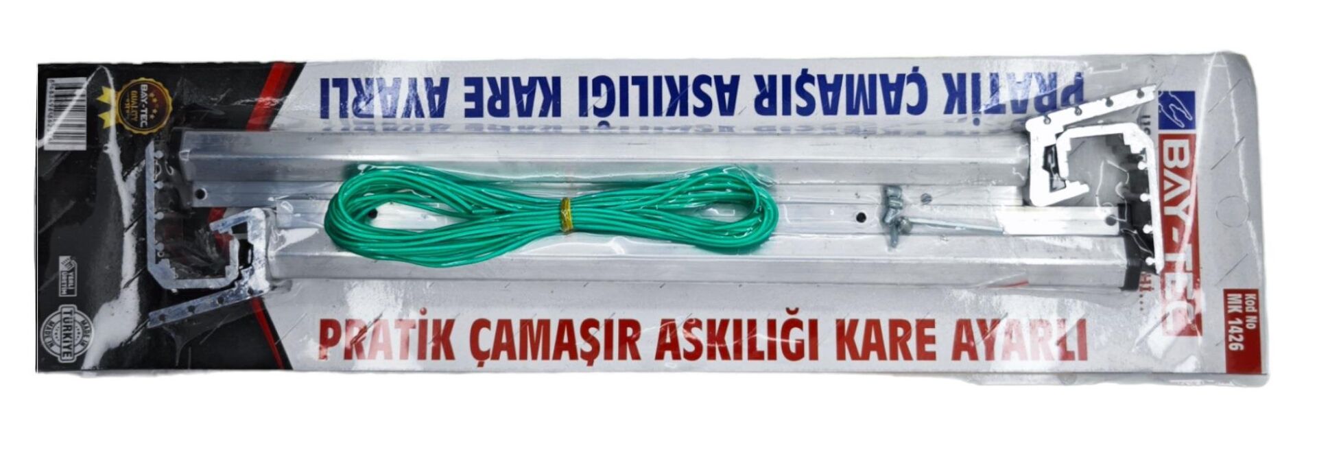 BAY-TEC MK1426 Çamaşır Askılığı Kare - Ayarlı