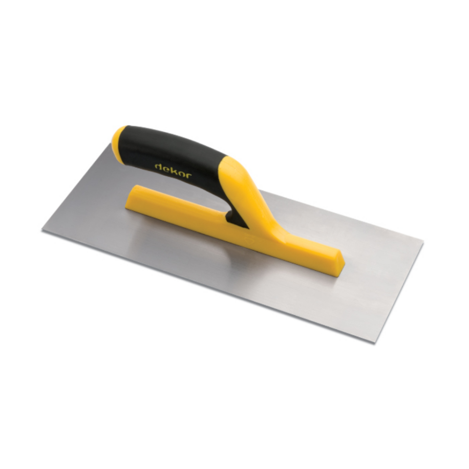 Hassan Açık Plastik Saplı Alçı Malası Paslanmaz Çelik 35 cm