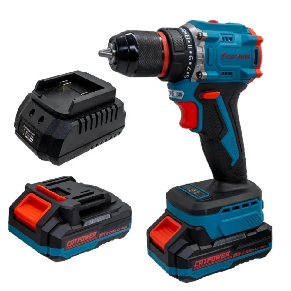 Catpower E1010 Kömürsüz Akülü Vi̇dalama 10mm 20V Li-Ion 2.0Ah