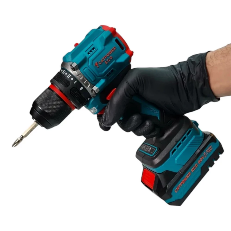 Catpower E1010 Kömürsüz Akülü Vi̇dalama 10mm 20V Li-Ion 2.0Ah