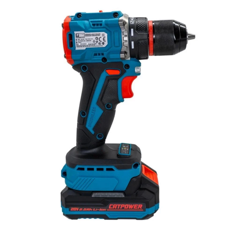 Catpower E1010 Kömürsüz Akülü Vi̇dalama 10mm 20V Li-Ion 2.0Ah