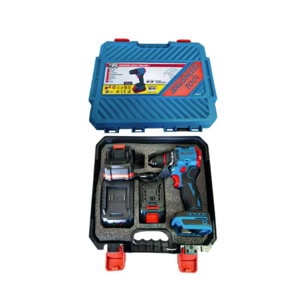 Catpower Kömürsüz Akülü Vi̇dalama 10mm 20V Li̇-İon 2.0Ah