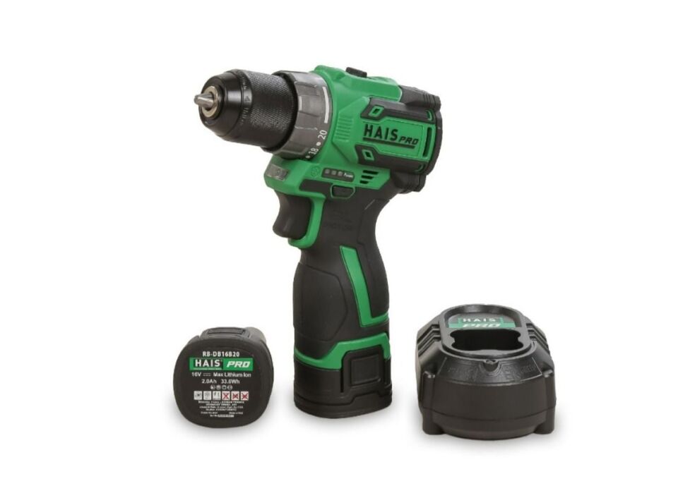Hais Pro RB-DB16 Vidalama Matkap 16 V 2.0 Ah Çift Akülü