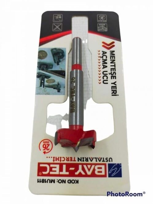 BAY-TEC MU1811 Menteşe Yeri̇ Açma Ucu 26 mm