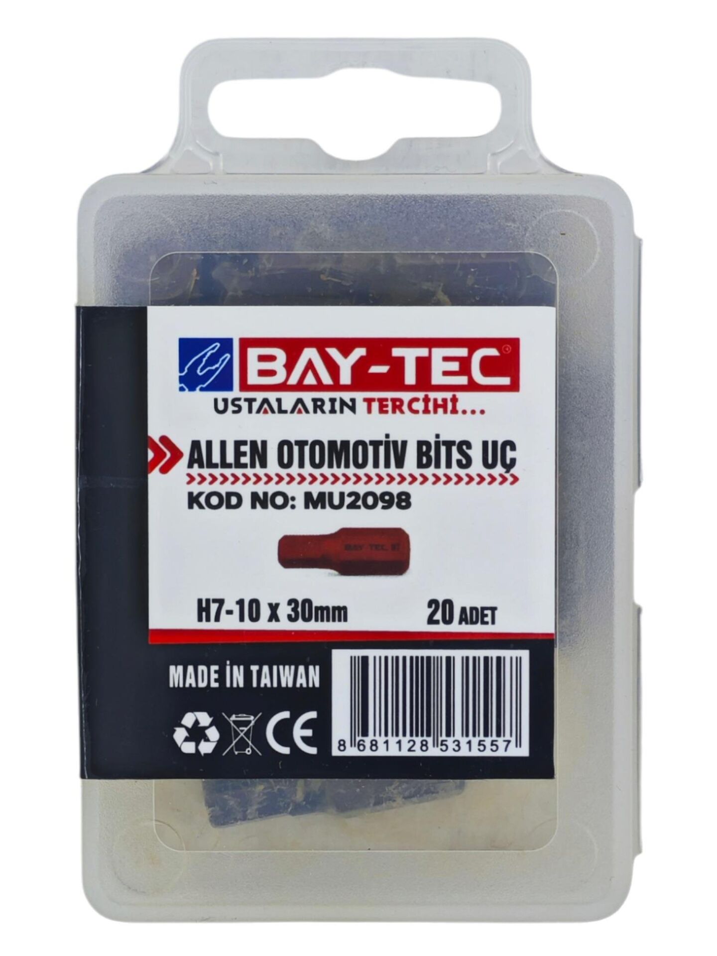 BAY-TEC MU2098 Allen Bi̇ts Uç H7-10x30
