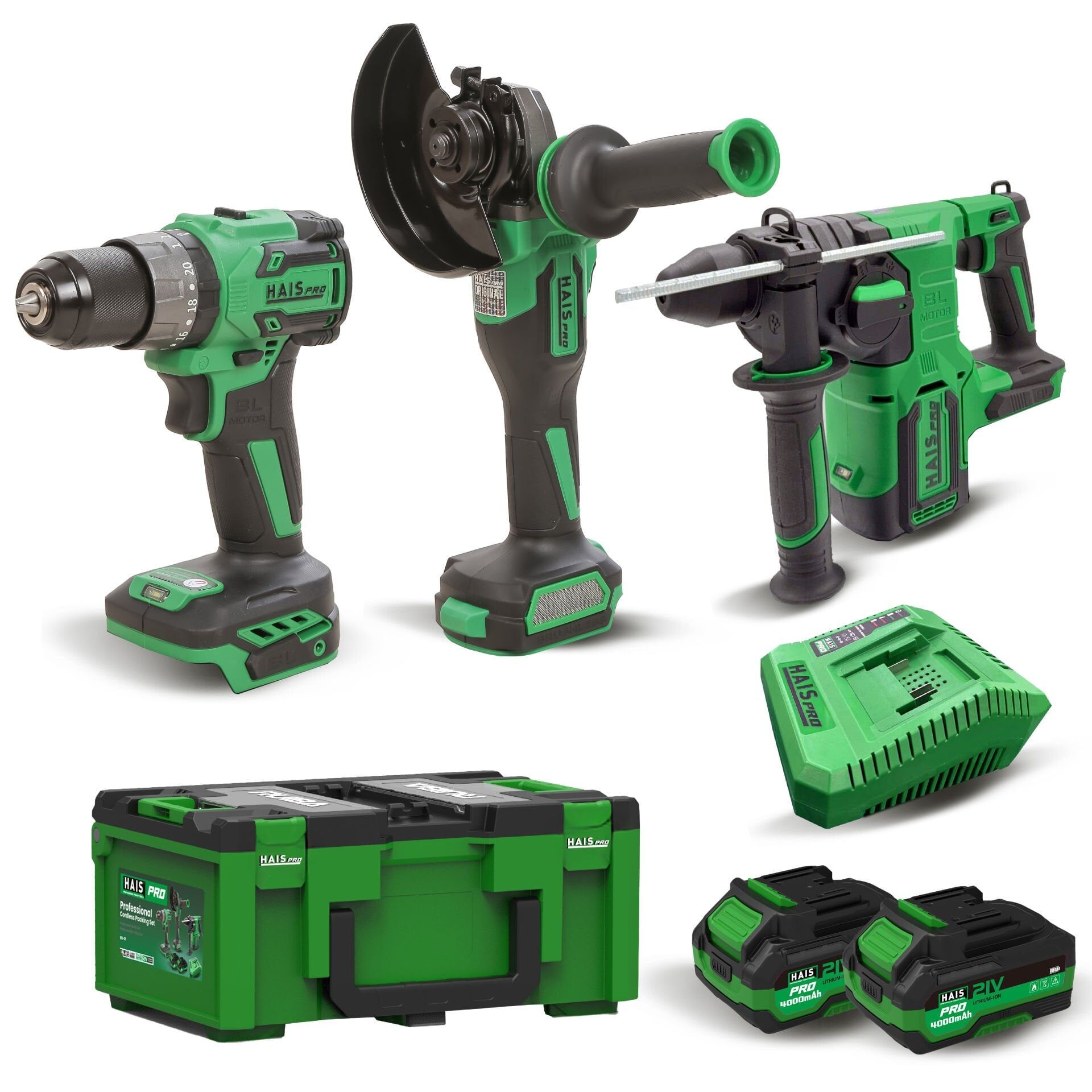 Hais Pro RB-01 Profesyonel 21 V Akülü 3'LÜ SET