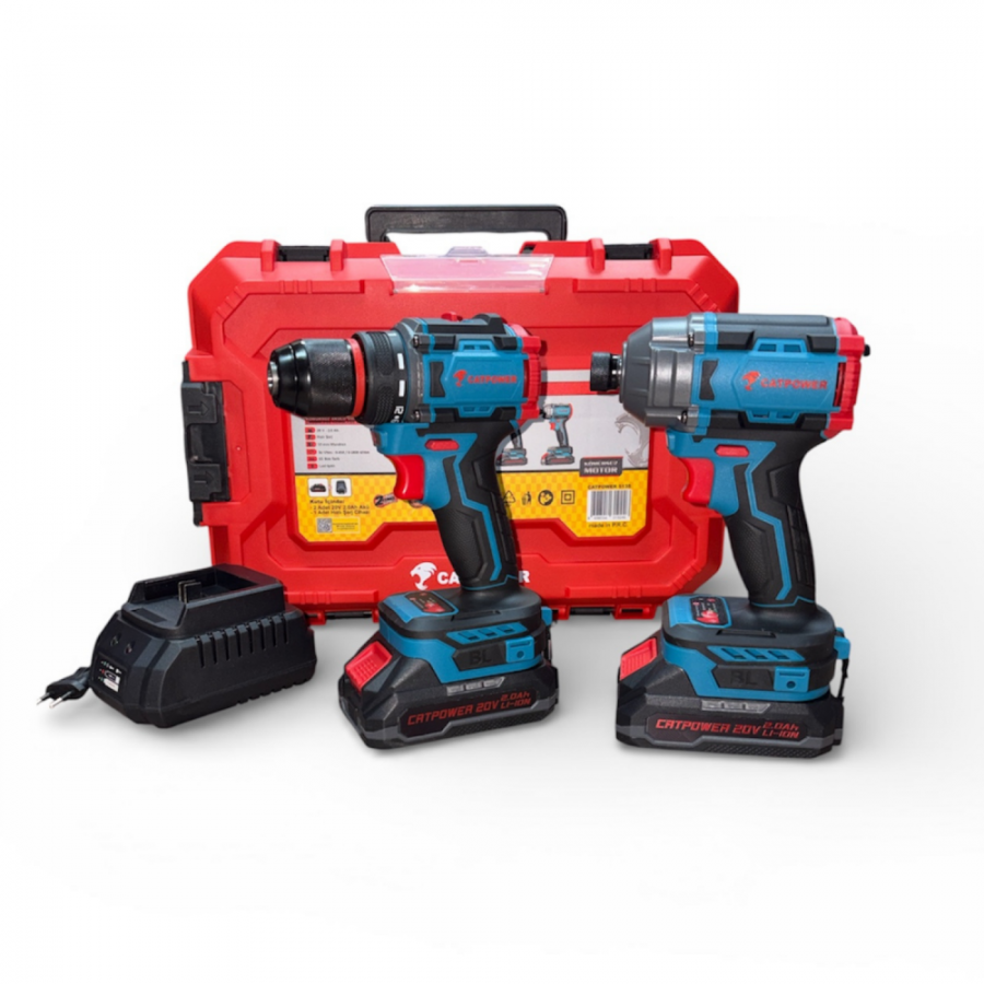 Catpower 5135 Kömürsüz Akülü Set Matkap Vidalama