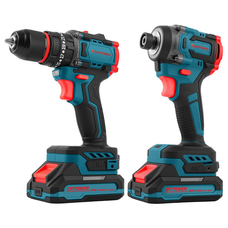 CATPOWER 5165 Kömürsüz Akülü 2’Li Kombo Set Li-ion 2.0Ah