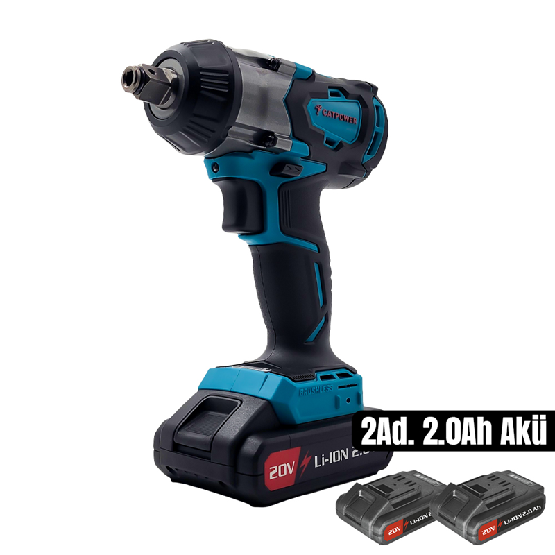 CATPOWER 4126 Kömürsüz Akülü Somun Sıkma ve Torklu Vidalama 1/2”