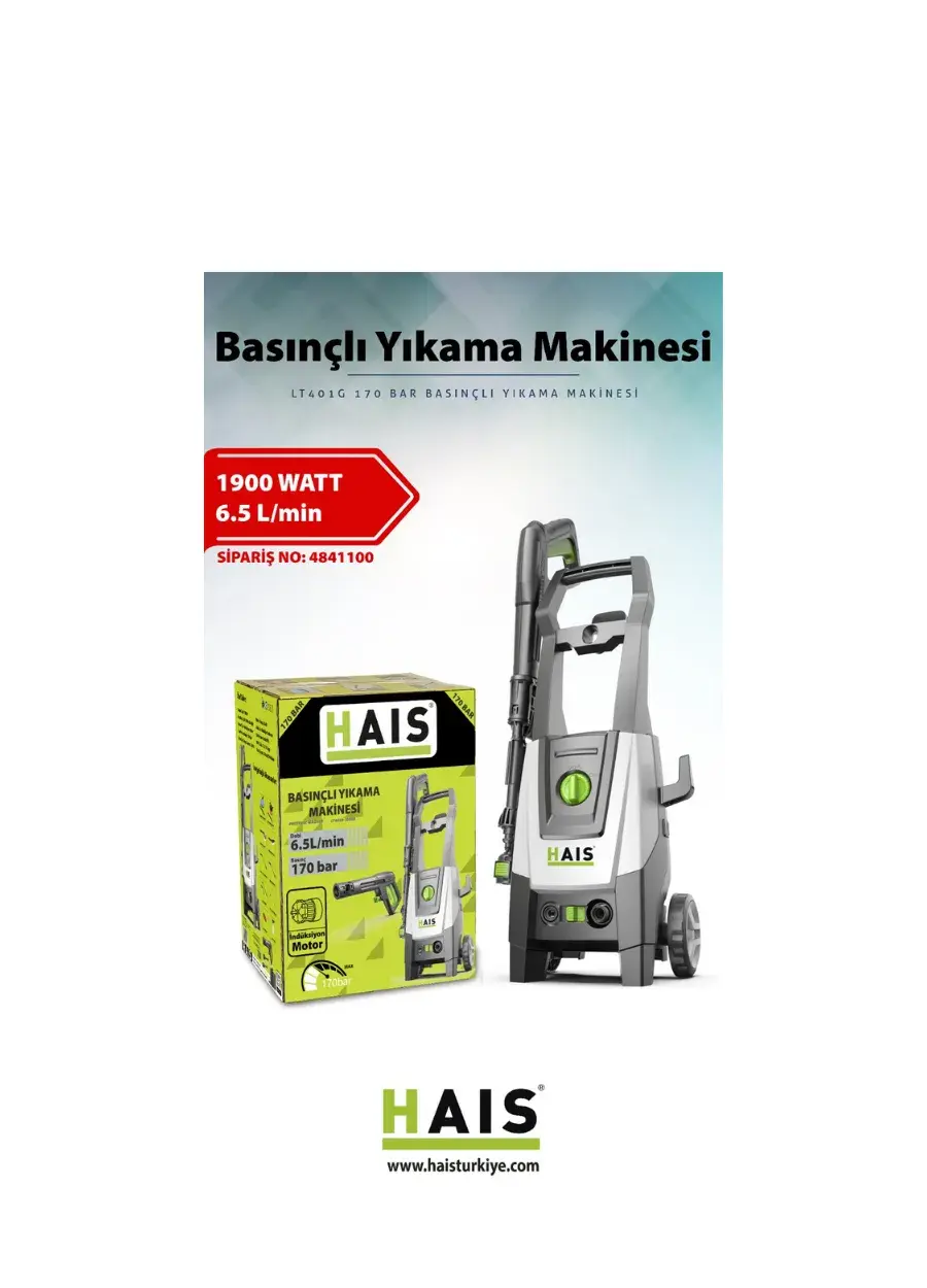 HAIS 170 BAR BASINÇLI YIKAMA MAKİNESİ