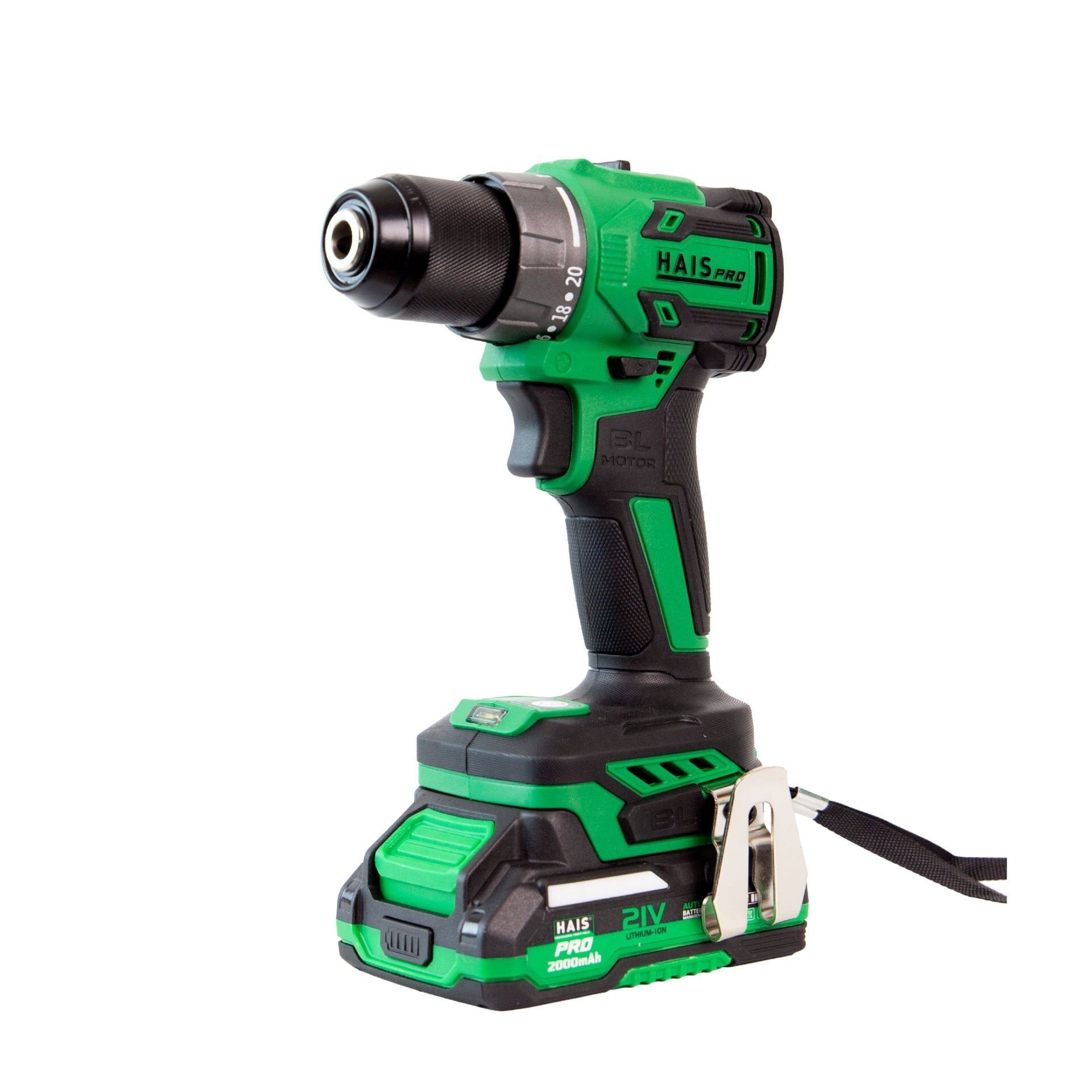 HAISPRO Profesyonel Vidalama Matkap 21 V 2.0 Ah Çift Akülü RB-DB2101