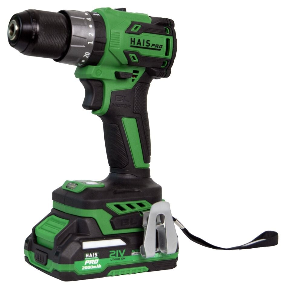 HAISPRO Profesyonel Darbeli Vidalama Matkap 21 V 2.0Ah Çift Akülü RB-DB2102
