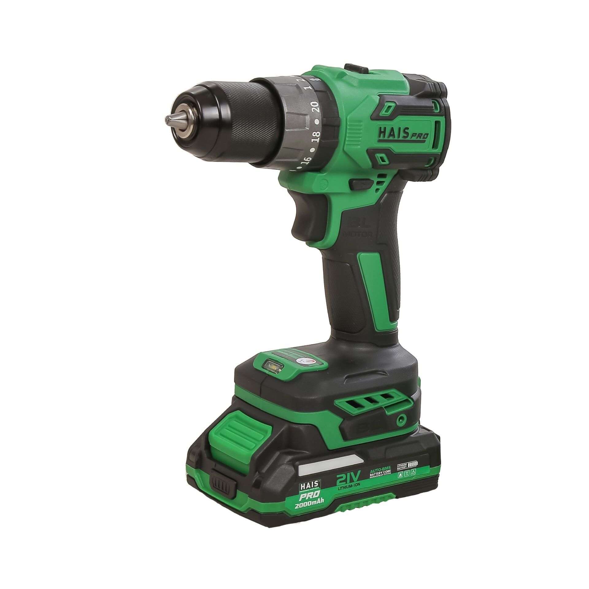 HAISPRO Profesyonel Darbeli Vidalama Matkap 21 V 2.0Ah Çift Akülü RB-DB2102