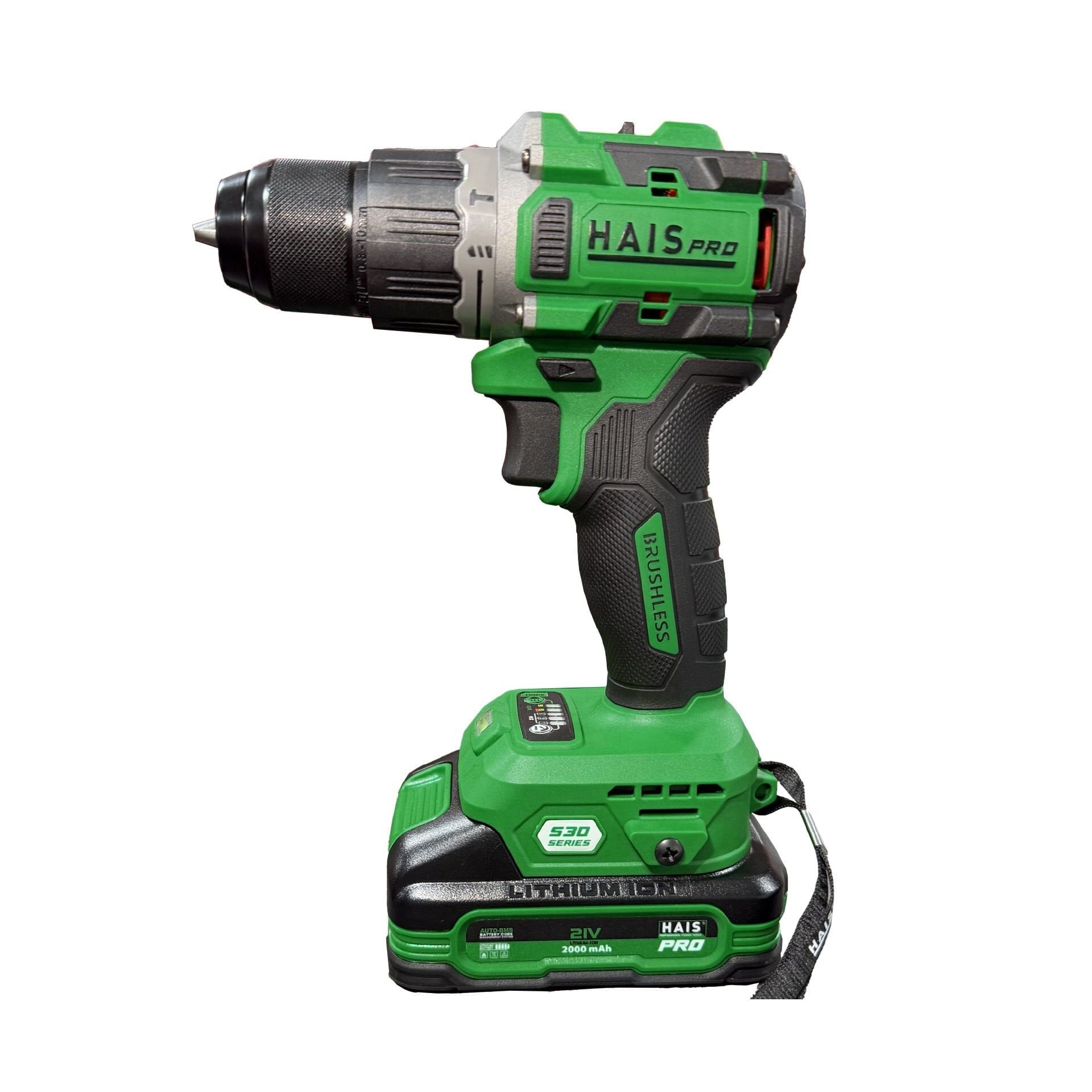 HAISPRO Prof. Darbeli Vidalama Matkap RB-2202 21V 2.0Ah Çift Akülü RB-2202