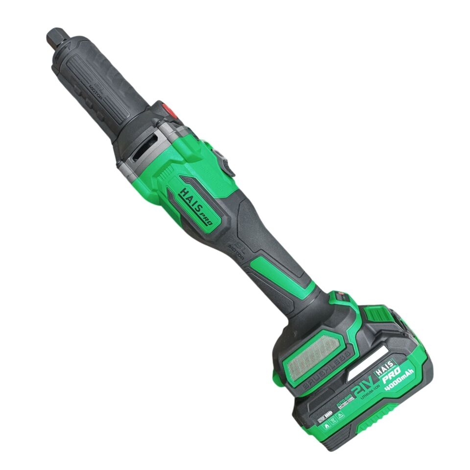 HaisPro Profesyonel 21V 4 AH Akülü Uzun Kalıpçı Taşlama Makinesi Çift Akülü RB-ZM06A