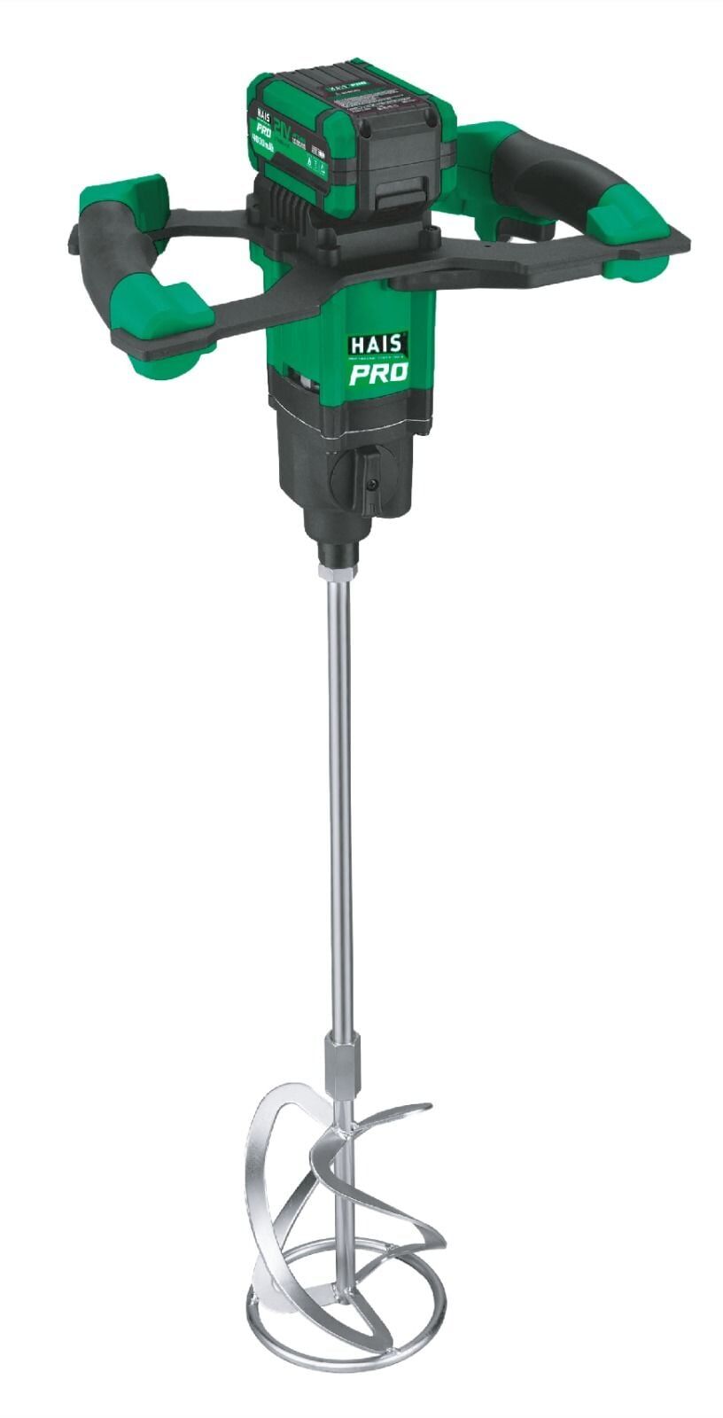 HAISPRO Profesyonel Akülü Boya & Harç Karıştırıcı 120 mm GJ800 21V 4.0 Ah*2