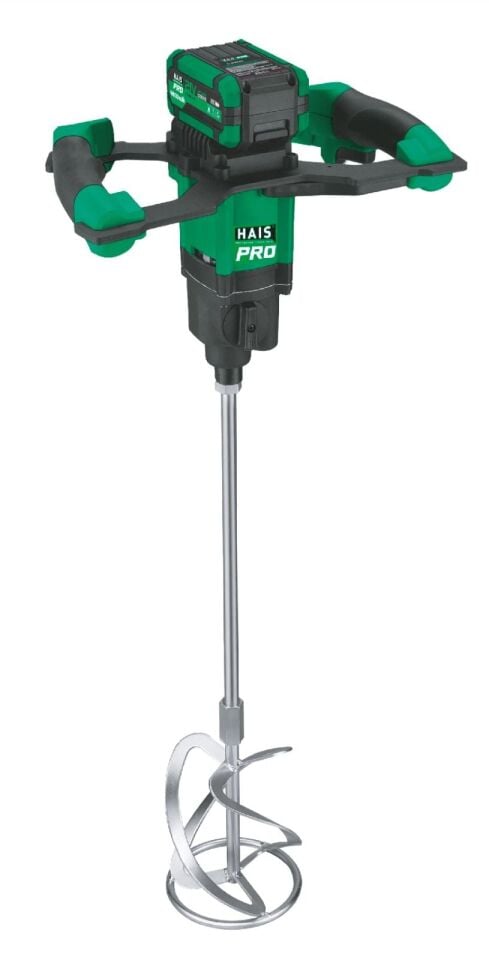 HAISPRO Profesyonel Akülü Boya & Harç Karıştırıcı 120 mm GJ800 21V 4.0 Ah*2