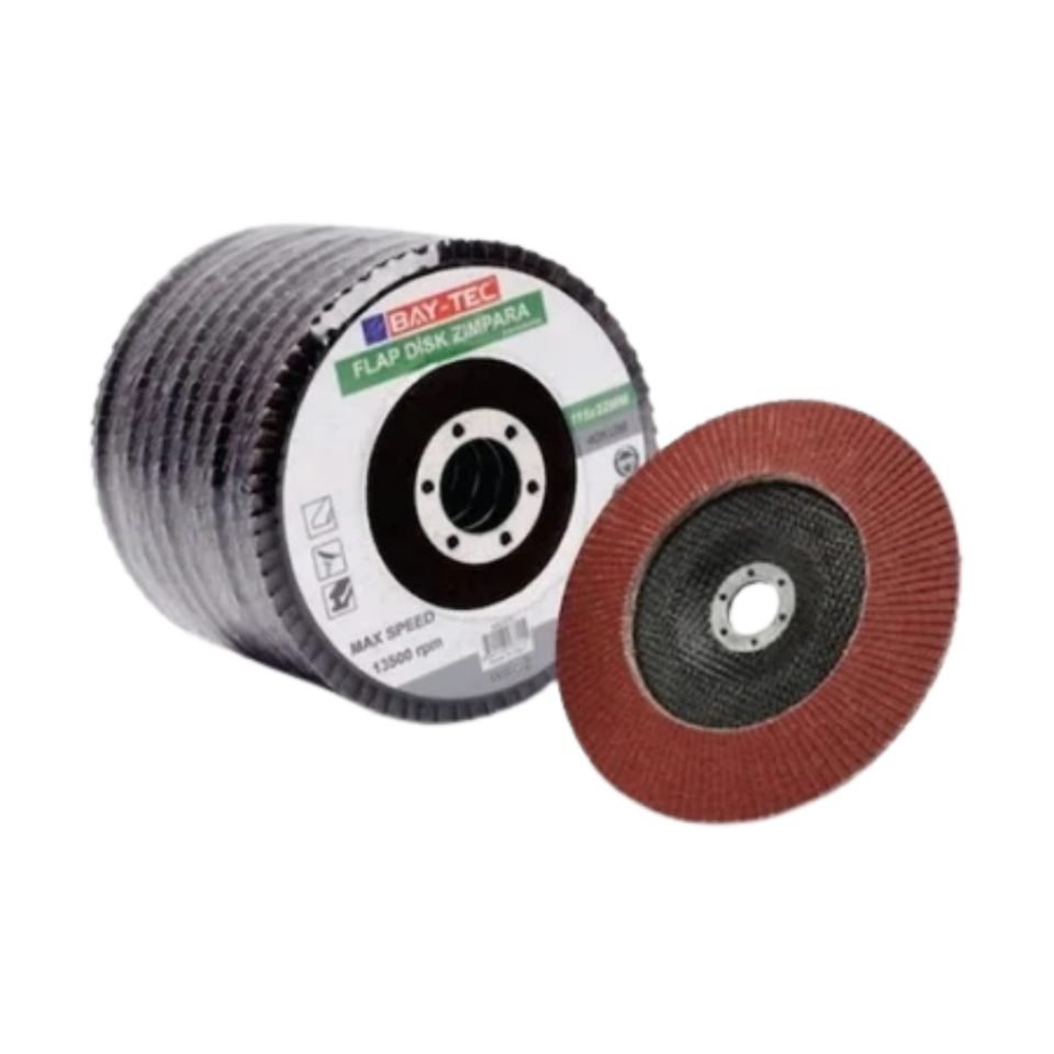 BAY-TEC MK0220 115x22 Flap Di̇sk Zımpara 80 kum