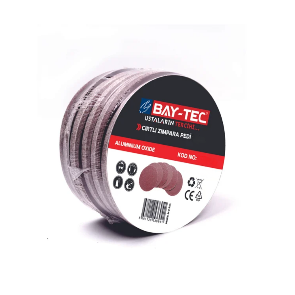 BAY-TEC MK0247 Cırtlı Zımpara 180 mm 60 kum