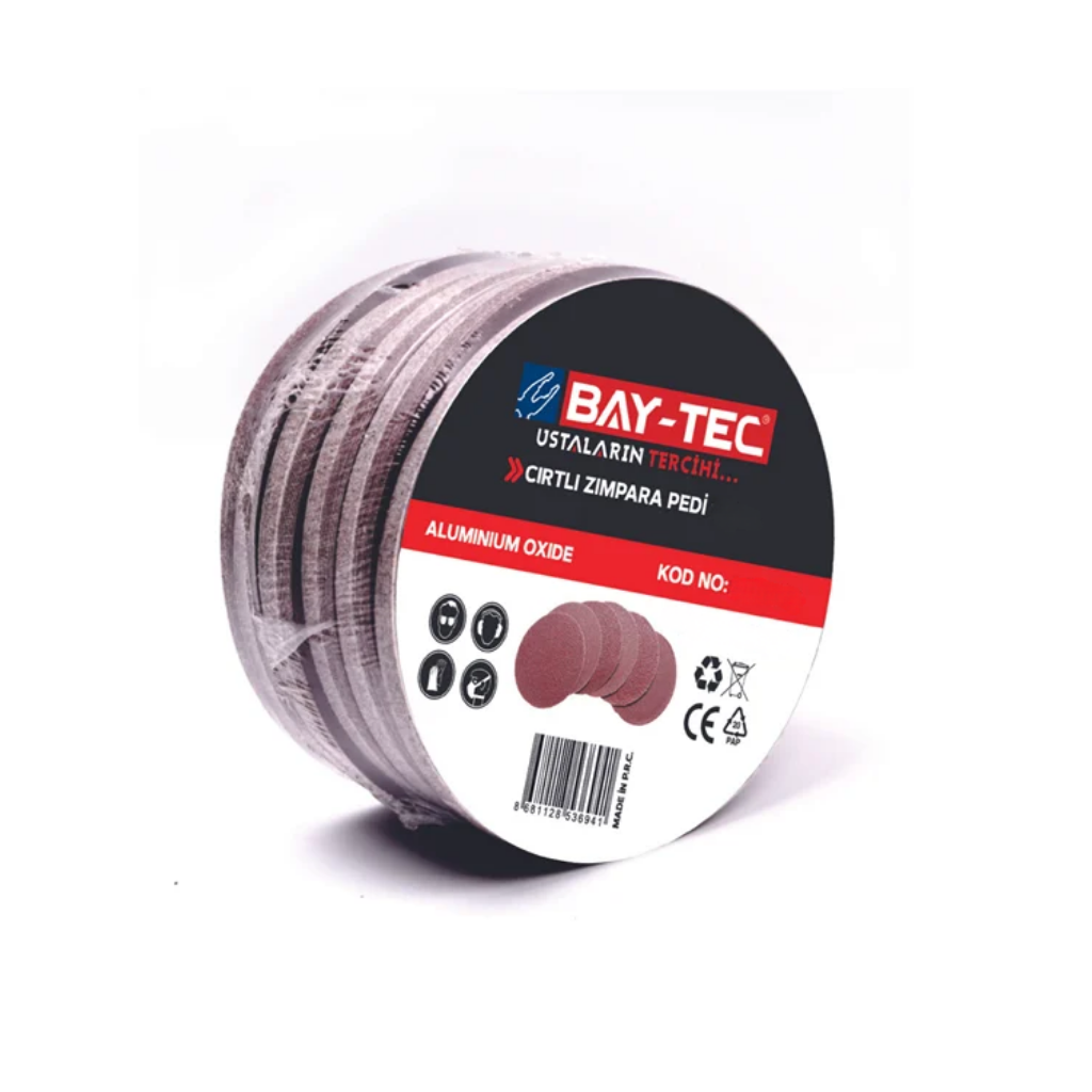 BAY-TEC MK0248 Cırtlı Zımpara 180 mm 80 kum
