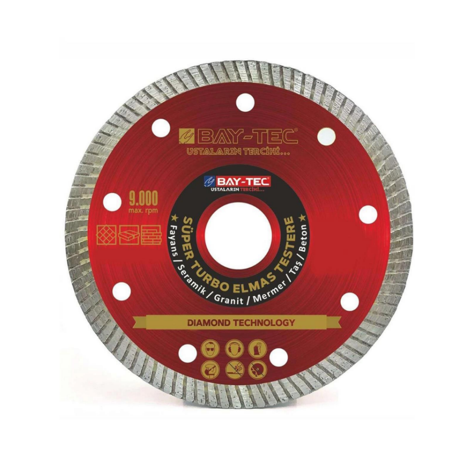 BAY-TEC MK0280 Turbo Elmas Testere 180x22